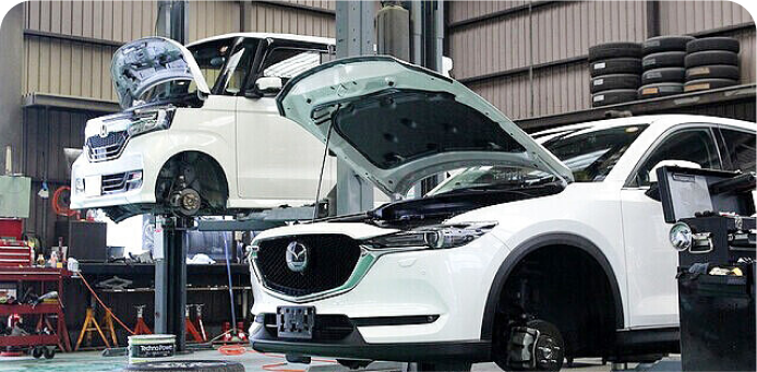 ダイエー自動車販売整備工場